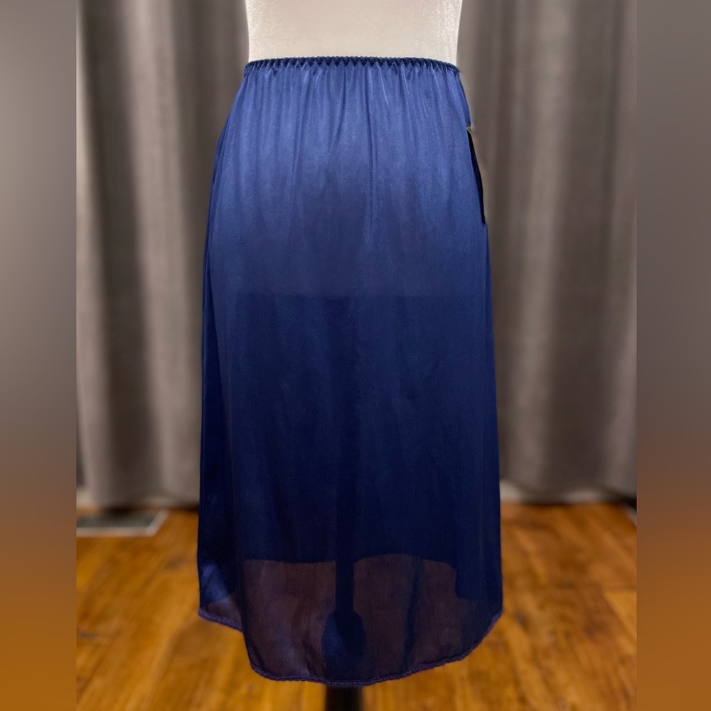 Vintage Pink Lady blue half slip